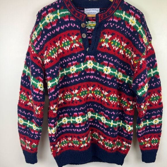 Joseph Anthony Collection Button Wool pullover - Picture 3 of 10